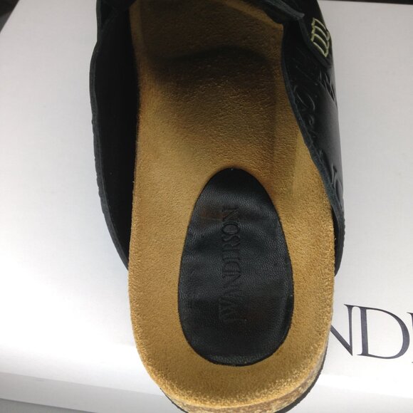 JW Anderson Embossed Calf Loafer Mule Black EU 44 NWT main image 5